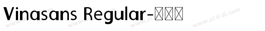 Vinasans Regular字体转换